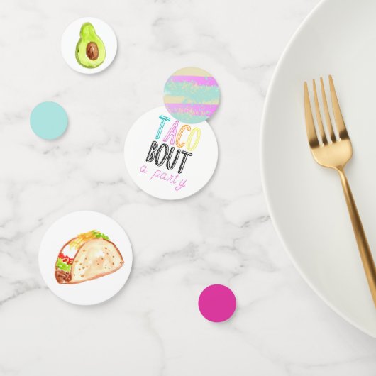 Niedliche Taco Fiesta Party Geburtstagskaffetti Konfetti (Gruppe)