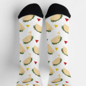 Niedliche Tacos für Dienstagsmuster Socken (Oben)