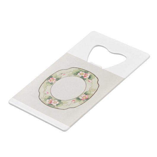 Niedliche Tafel japanisches Gemälde von Noritake F Geldbeutel Flaschenöffner (Vorderseite Schrägansicht)