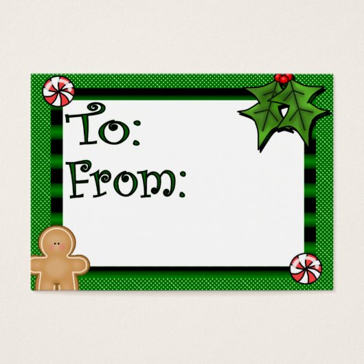 Niedliche Tag für benutzerdefinierte Feiertage (Vorderseite)