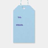 Niedliche Tags für Weihnachtsscharniere Geschenkanhänger (Rückseite)