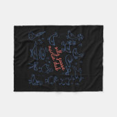 Niedliche Tante Alberne Gänse Tante Schwangerschaf Fleecedecke (Vorderseite (Horizontal))