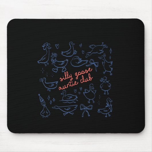 Niedliche Tante Alberne Gänse Tante Schwangerschaf Mousepad (Vorne)
