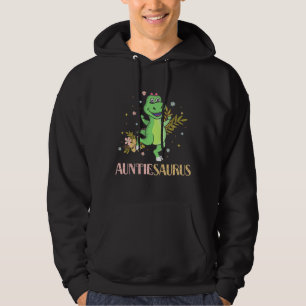Niedliche Tante Dinosaur Florist Tante Hoodie