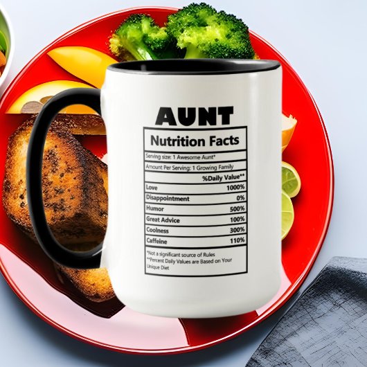 niedliche Tante Wortart Tasse