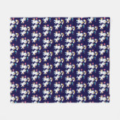 Niedliche Tanzeinheiten Magische Regenbogen & Ster Fleecedecke (Vorderseite (Horizontal))