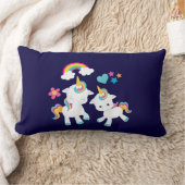 Niedliche Tanzeinheiten Magische Regenbogen & Ster Lendenkissen (Decke)