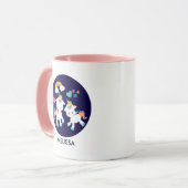 Niedliche Tanzeinheiten Magische Regenbogen & Ster Tasse (Vorderseite Links)