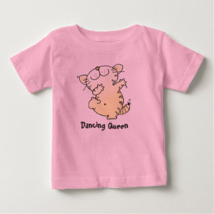Niedliche Tanzen-T-Shirt niedliche Baby T-shirt