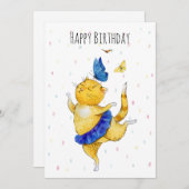 Niedliche Tanzkatze (Vorne/Hinten)