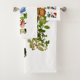 Niedliche Tanzmädchen Badhandtuch Set