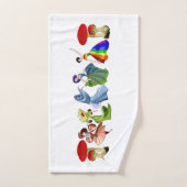 Niedliche Tanzmädchen Badhandtuch Set (Handtuch)