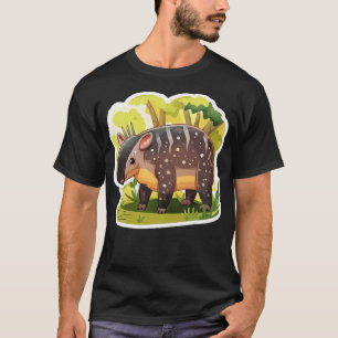 Niedliche Tapir-Illustration Adorable Animal A T-Shirt