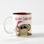 Niedliche Tasse der Großen Weihnachtsmannmütze (Links)