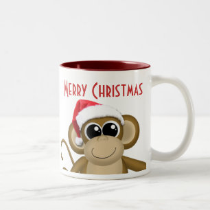 Niedliche Tasse der Großen Weihnachtsmannmütze