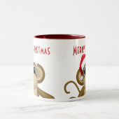 Niedliche Tasse der Großen Weihnachtsmannmütze (Mittel)