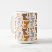 Niedliche Tasse der Katzen (Vorderseite Links)