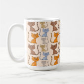 Niedliche Tasse der Katzen (Links)