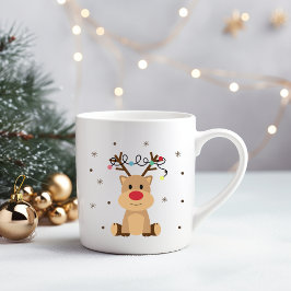 Niedliche Tasse der Weihnachtsbaume