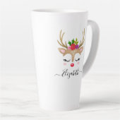 Niedliche Tasse der Weihnachtsbaume (Rechte Ecke)