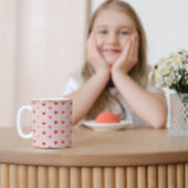 Niedliche Tasse des Herzens