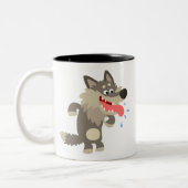 Niedliche Tasse für Cartoon Wolf (Links)