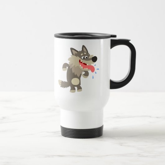 Niedliche Tasse für den Cartoon Wolf (Rechts)