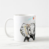 Niedliche Tasse für Elefanten Wasserfarben (Links)