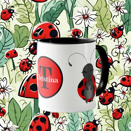 Niedliche Tasse für Ladybug-Liebhaber