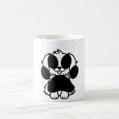 Niedliche Tasse für Schwarze und Weiße Hunde (Mittel)