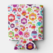 Niedliche Tasse Kuchen und Teekanne Dosenkühler (Rückseite)