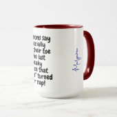 Niedliche Tasse | Manchmal sagen gute Mamas schlec (VorderseiteRechts)