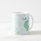 Niedliche Tasse mit Bird "Hello Peeps" (VorderseiteRechts)