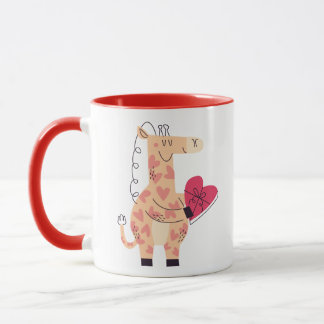 Niedliche Tasse mit Giraffe