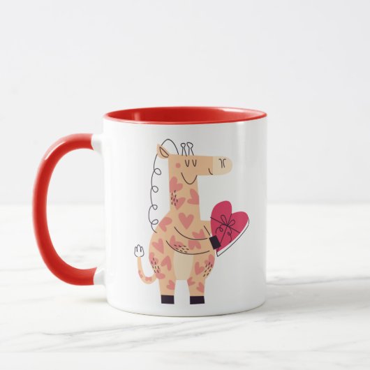 Niedliche Tasse mit Giraffe (Links)