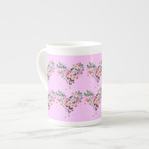 niedliche Tasse mit Herzen
