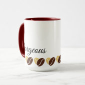 Niedliche Tasse mit Ihrem Namen und einem besonder (Vorderseite Links)