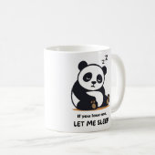 Niedliche Tasse mit schlafendem Panda (VorderseiteRechts)