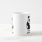 Niedliche Tasse mit schlafendem Panda (Mittel)