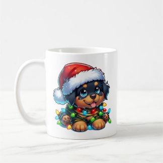 Niedliche Tasse Rottweiler