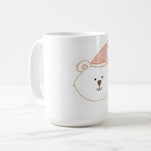 Niedliche Tasse Santa (Vorderseite Links)