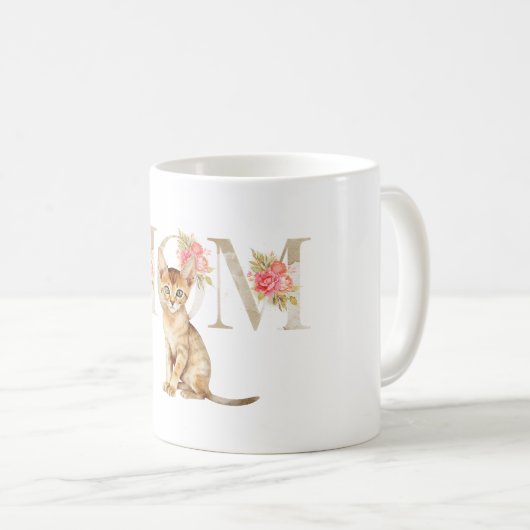 Niedliche Tasse von Kitten Muttertag (VorderseiteRechts)