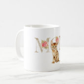 Niedliche Tasse von Kitten Muttertag (Vorderseite Links)