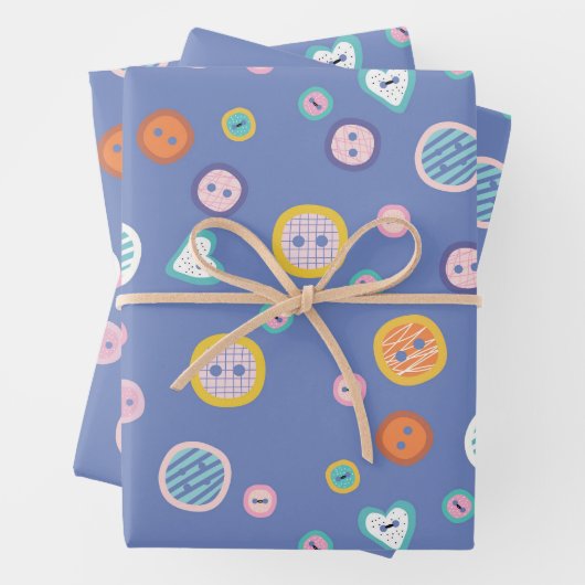 Niedliche Tasten Geschenkpapier Set (Beispiel)