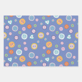 Niedliche Tasten Geschenkpapier Set (Vorderseite)