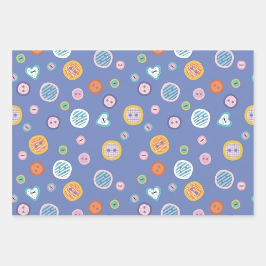 Niedliche Tasten Geschenkpapier Set (Vorderseite)