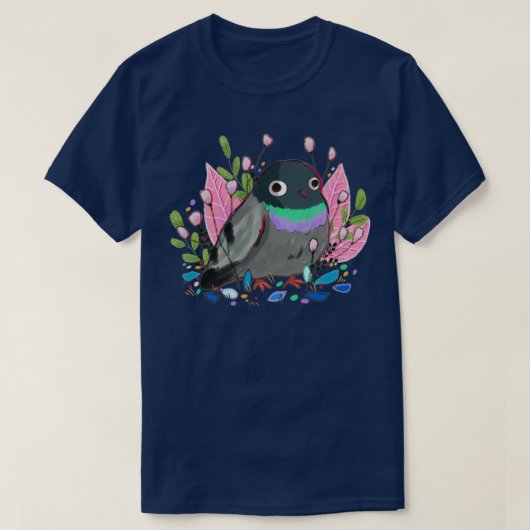 Niedliche Taube 11 T-Shirt (Design vorne)