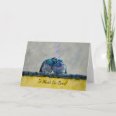 Niedliche Taube Glückwünsche Hochzeit Verlobung Karte (Vorderseite)