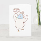 Niedliche Taube Karte (Vorderseite)