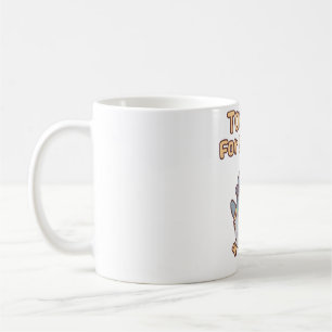 Niedliche Taube mit Tasche zu kochen für Schulfreu Kaffeetasse